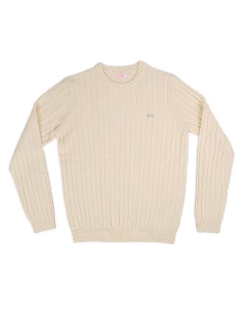 SUN68 Maglia Uomo Sun68 K44155 31 BIANC da uomo