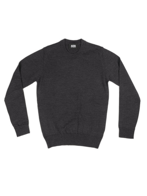 ALPHA STUDIO Maglia Uomo Alpha Studio AU-7010C 1001 ANTR da uomo