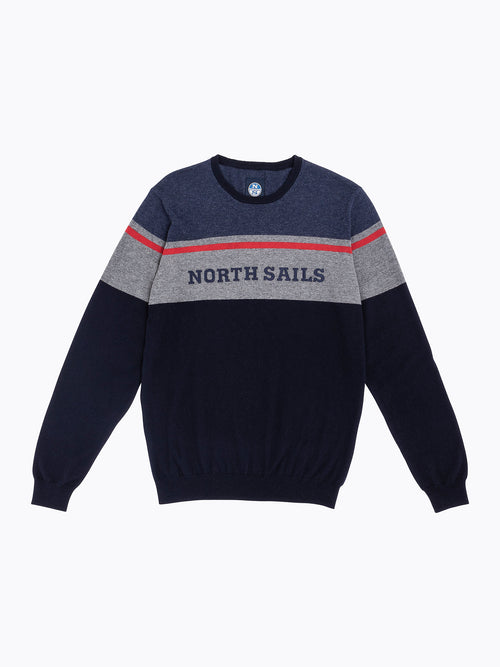 NORTH SAILS North Sails - Girocollo A Righe Combo 698486 da uomo