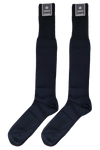 Calze Lunghe Uomo Timonier - Blu Tinta Unita - Cotone Karnak 100% Egiziano