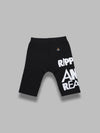Vivienne Westwood ripped & ready radler shorts - black da donna