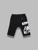 Vivienne Westwood ripped & ready radler shorts - black da donna