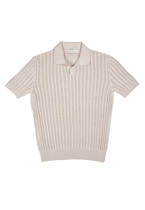 LUIGI GENTILE Polo Uomo Luigi Gentile LG1057 10 BEIGE da uomo