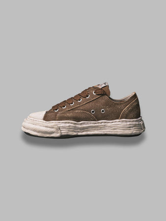 MAISON MIHARA YASUHIRO peterson 23/original sole monster leather low-top sneakers da uomo