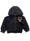 MONNALISA Monnalisa - Felpa Aperta Blu Cappuccio 056s 198807RG 8072 da bambino