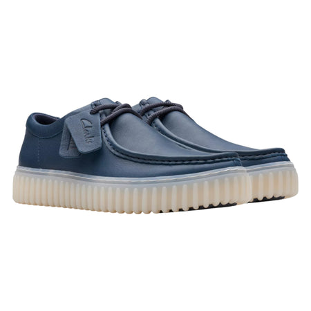CLARKS Scarpa Uomo Clarks 176216 NAVY LEATHER da uomo