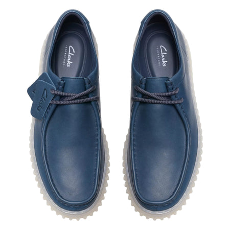 CLARKS Scarpa Uomo Clarks 176216 NAVY LEATHER da uomo