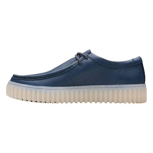 CLARKS Scarpa Uomo Clarks 176216 NAVY LEATHER da uomo