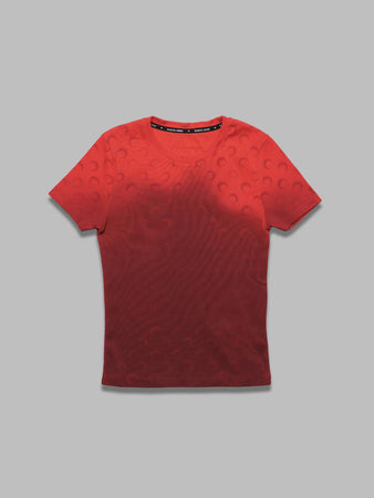 MARINE SERRE moon faded jersey baby fit t-shirt da donna