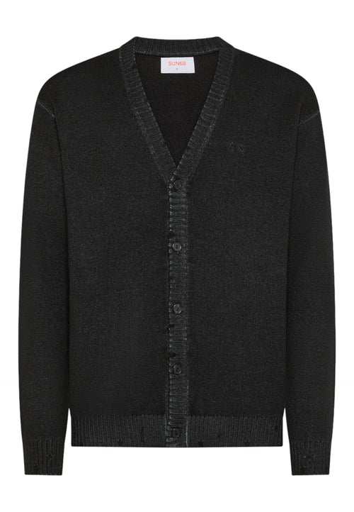 SUN68 Maglia Uomo Sun68 K45124/11 NERO da uomo