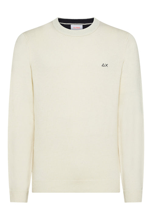 SUN68 Maglia Uomo Sun68 K45110/31 BCO PANN da uomo