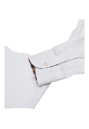 AQUASCUTUM Camicia Uomo Aquascutum A005 SH004 01 WHITE da uomo