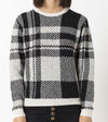 SUN68 Sun68 - Wool Round Jacquard 31 Bianco Panna K40239 da donna