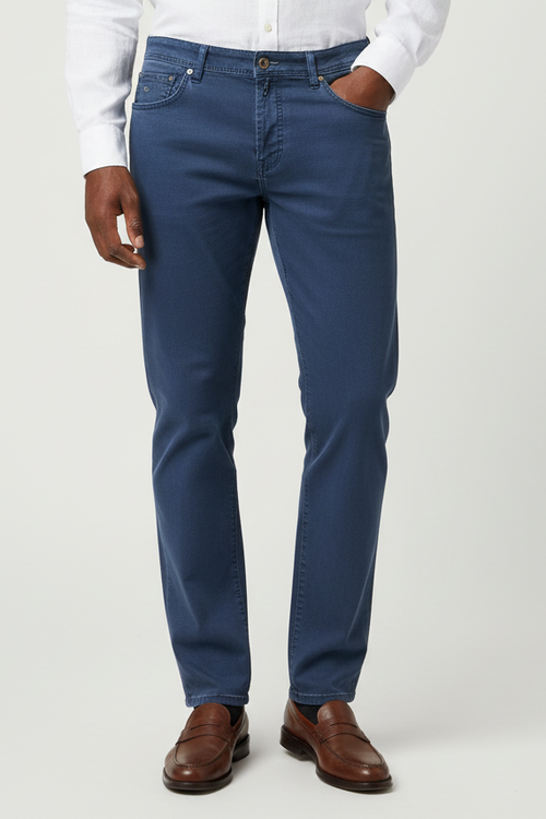 Pantalone uomo Jacob Cohen - PW622 Vintage Cotone Blu scuro Made in Italy
