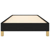 vidaXL Giroletto Nero 80x200 cm in Tessuto