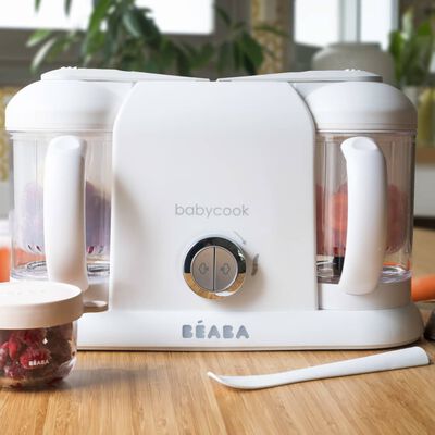 Robot da Cucina Bèaba Babycook®️ Duo 4 in 1 Bianco/Argento