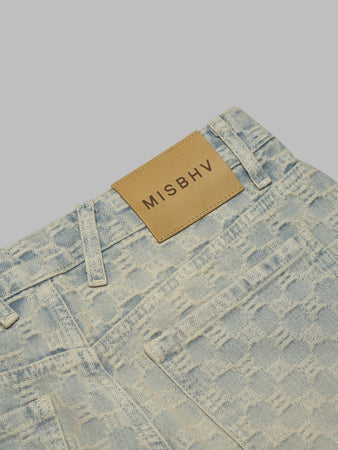 MISBHV monogram ocean washed jeans da uomo