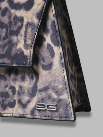 GESTUZ gz harvey p bag - leopard print leather da donna