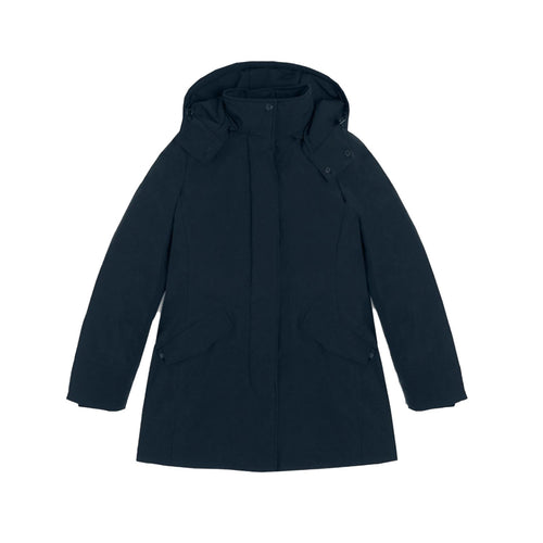 Woolrich - Ut0102 W's Stretch Fayette Parka 3989 Melton Blue WWOU0344FR da donna