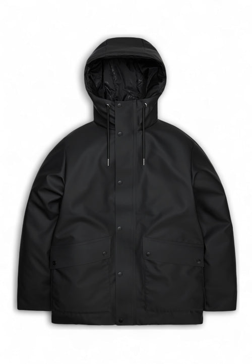 RAINS Giubbino Uomo Rains 21450 BLACK da donna