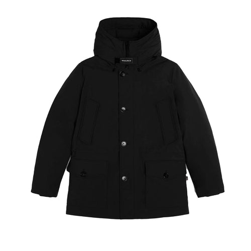 Woolrich - Ut0102 100 Nero Tech Stretch Arctic Parka WOOU0327MR da uomo