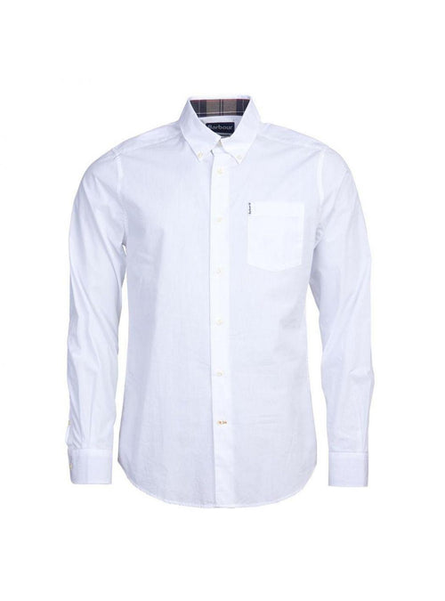 BARBOUR Barbour - Wh11 Camicia M/l Bianca MSH4716 da uomo