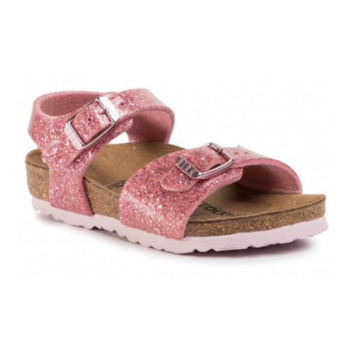 BIRKENSTOCK Birkenstock - Rio Plain Cosmic Sparkle Old Rose 1015656 da bambino