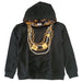 moschino Moschino - Felpa Nera C/cappuccio 60100 HDF03Y LDA16 da bambino