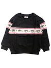 CHIARA FERRAGNI Chiara Ferragni - Felpa Nera Maxilogomania 0050 510608 0250 da bambino