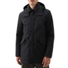 Woolrich - Ut2735 Barrow Mac Soft Coat 100 Nero WOOU0501MR da uomo