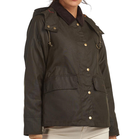 BARBOUR Barbour - Avon Wax Ol71 Olive Classic LWX1081 da donna