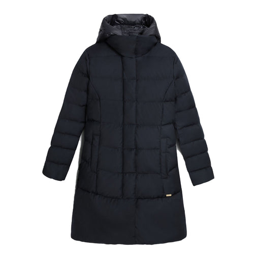 Woolrich - Ut2346 Luxe Puffy Prescott Parka 3989 Blu WWOU0516FR da donna