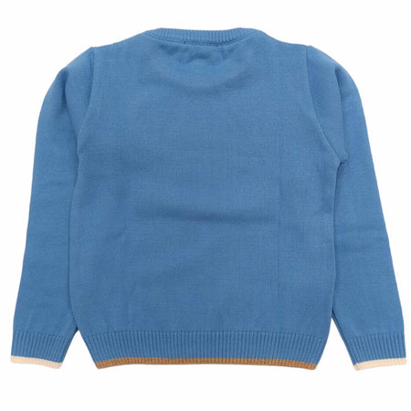 KONTATTO Kontatto - Maglione Celeste 3341W0232 da bambino