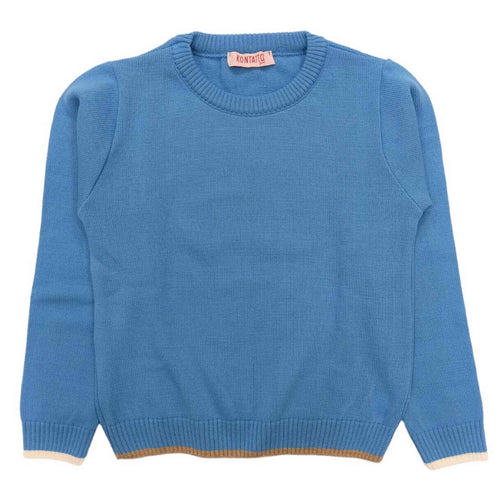 KONTATTO Kontatto - Maglione Celeste 3341W0232 da bambino