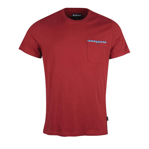 BARBOUR Barbour - T-shirt Re65 Wine MTS0985 da uomo