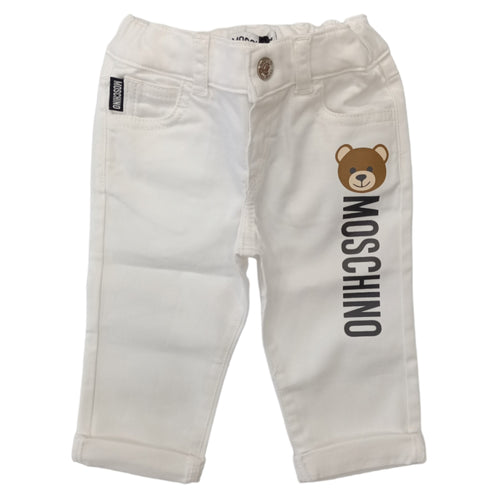 moschino Moschino - Pantalone Bianco 10101 Lungo MRP02M LRC01 da bambino