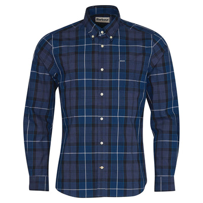 BARBOUR Barbour - Camicia Quadri Bl53 Blu MSH5075 da uomo