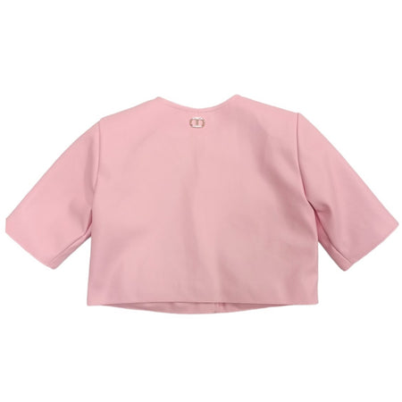 TWINSET Twinset - Giacca Rosa 10375 Ecopelle 231GJ2Q20 da bambino