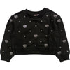 CHIARA FERRAGNI Chiara Ferragni - Felpa Nera 0050 Logomania 59A606 1005 da bambino