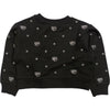 CHIARA FERRAGNI Chiara Ferragni - Felpa Nera 0050 Logomania 59A606 1005 da bambino