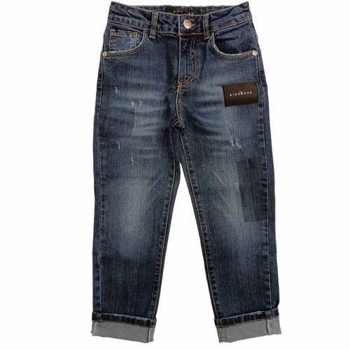 RICHMOND Richmond - Jeans Scuro Quaira RBP23114JEMN da bambino