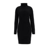 GUESS Guess - Elisabeth Dress Sweater Jblk Jet Black A996 W2BK35 Z2WJ0 da donna