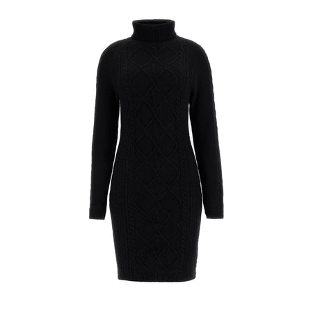 GUESS Guess - Elisabeth Dress Sweater Jblk Jet Black A996 W2BK35 Z2WJ0 da donna