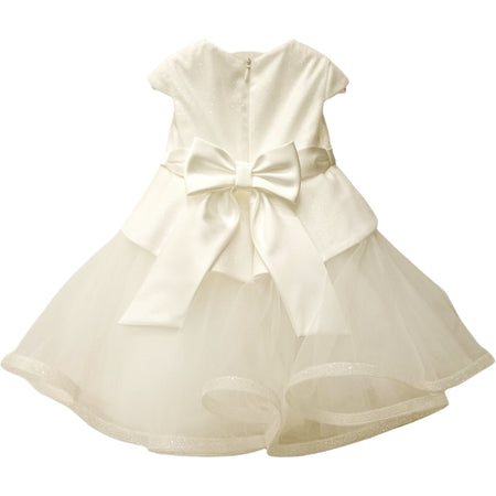 MINu BY MODi Minu By Modi - Abito Bianco Brillantinato N3641/T851 da bambino