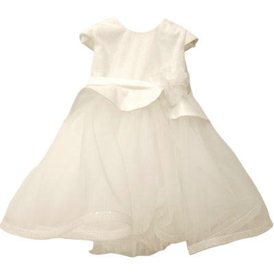 MINu BY MODi Minu By Modi - Abito Bianco Brillantinato N3641/T851 da bambino