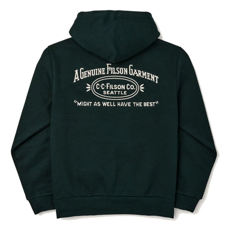 FILSON Filson - Prospector Embroidered Hoodie 320 Fir Oval FMFEL0005 K0049 da uomo