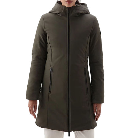 Woolrich - Ut2735 Firth Parka 614 Dark Green WWOU0480FR da donna