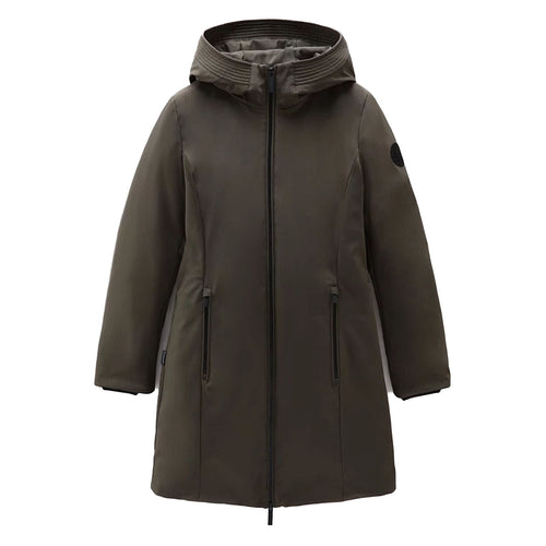 Woolrich - Ut2735 Firth Parka 614 Dark Green WWOU0480FR da donna
