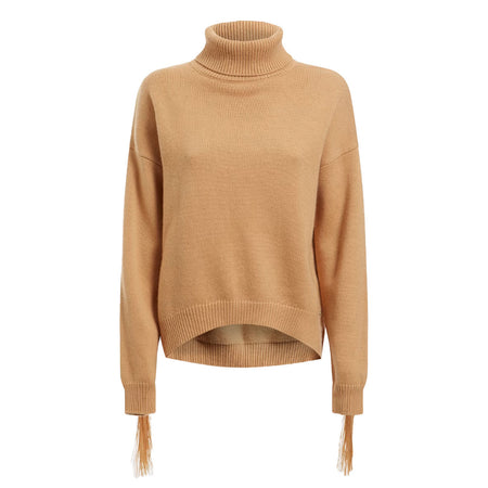 GUESS Guess - Leonie Roll Neck Ls Sweater G197 Khaki Tan W2BR32 Z2WX0 da donna