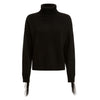 GUESS Guess - Leonie Roll Neck Ls Sweater Jblk Jet Black A996 W2BR32 Z2WX0 da donna